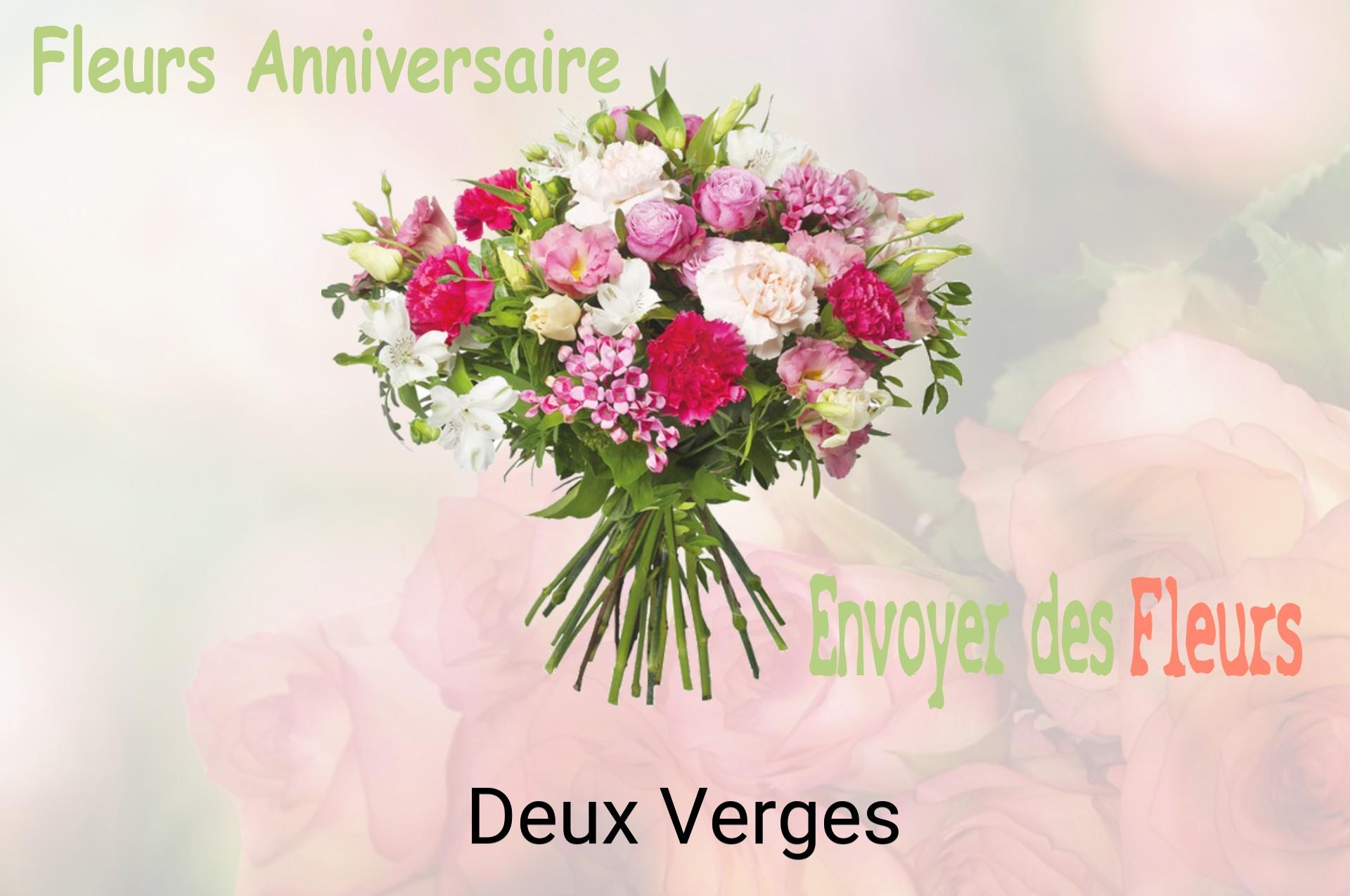 Bouquet de fleurs d’anniversaire livré à Deux-Verges