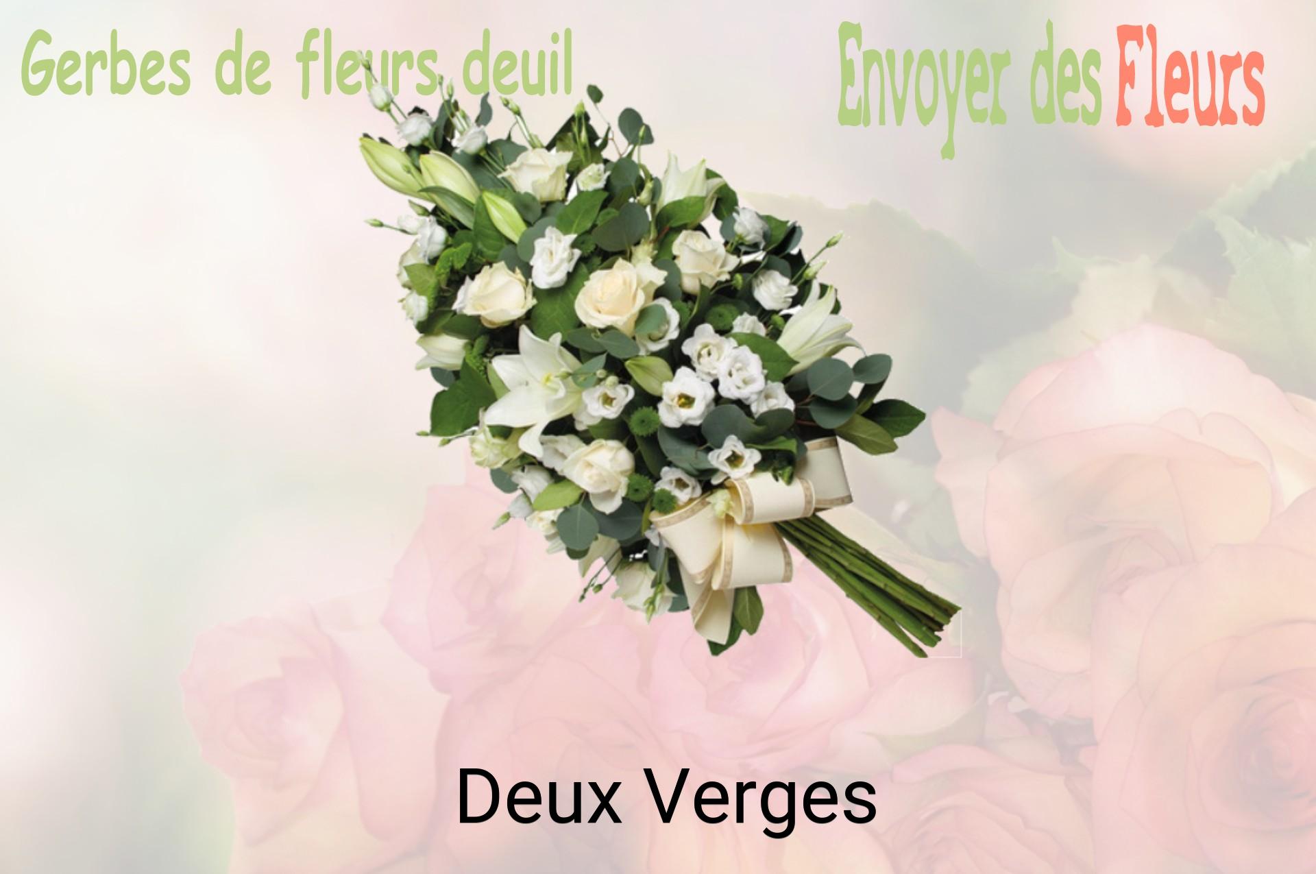 Gerbe de fleurs de deuil livrée à Deux-Verges